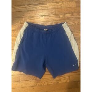 Vintage Nike Silver Tag Shorts Y2K Size XL Blue